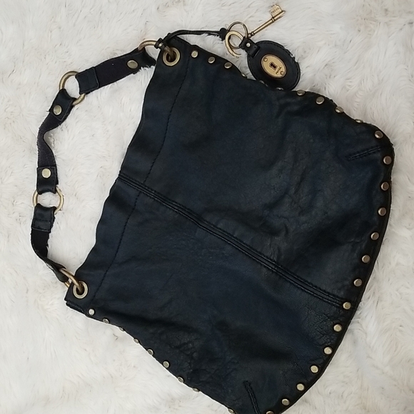 Fossil Black Leather Shoulder Bag - Picture 5 of 13